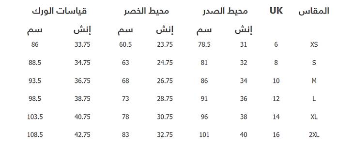 قياسات الجسم