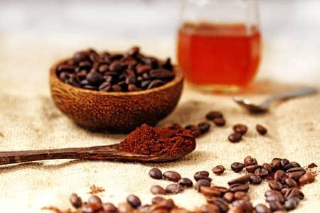 ماسك القهوة والعسل