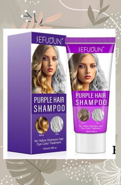 مزيل لون الصبغة Purple Shampoo for Blonde Hair 0A