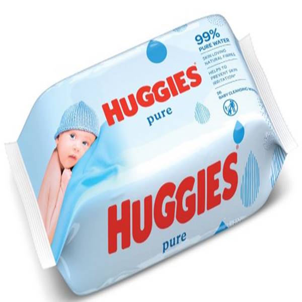 مناديل مبلله Huggies للاطفال
