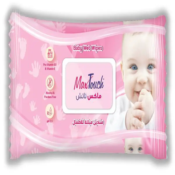 مناديل مبلله Max touch للاطفال