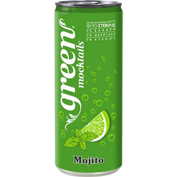 مشروب موهيتو خال من السكر جرين كولا Green Cola sugar-free mojito drink  