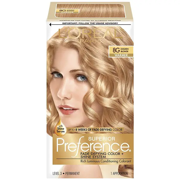 L'Oreal, Super Preference, Golden Blonde 8g لوريال‏