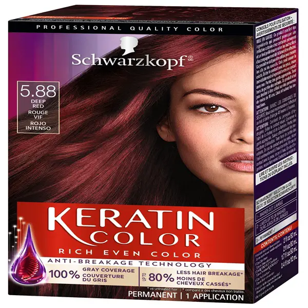 صبغة Schwarzkopf Keratin Color Anti-Age Hair Color Cream 