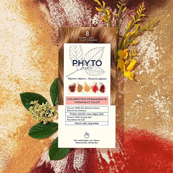 صبغة الشعر Phyto PHYTO COLOR 8 Light Blond Ammonia Free 